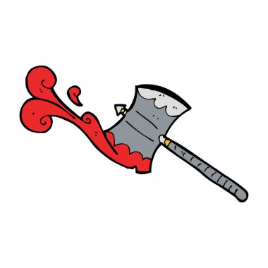 çizgi film çift taraflı balta