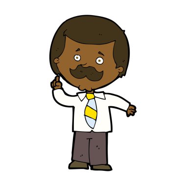 Karikatür haber spikeri.