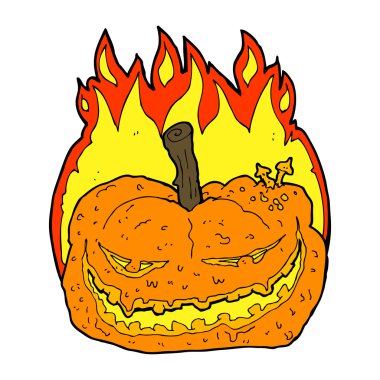 Cadılar Bayramı Balkabağı cartoon