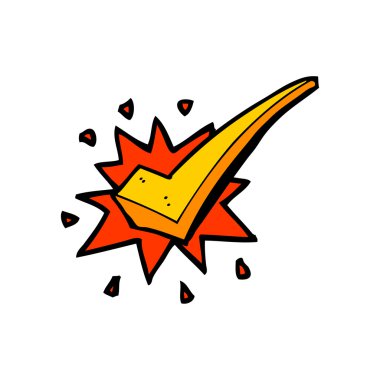 çizgi film pozitif kene sembolü