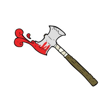 çizgi film çift taraflı balta