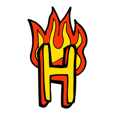 çizgi film yanan mektup