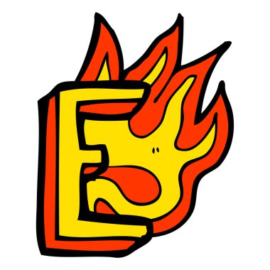 çizgi film yanan mektup