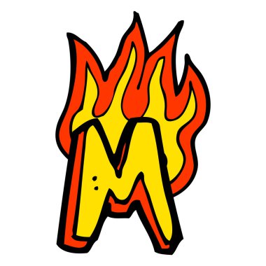 çizgi film yanan mektup