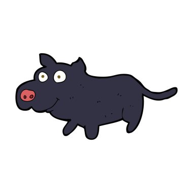 çizgi film mutlu küçük köpek