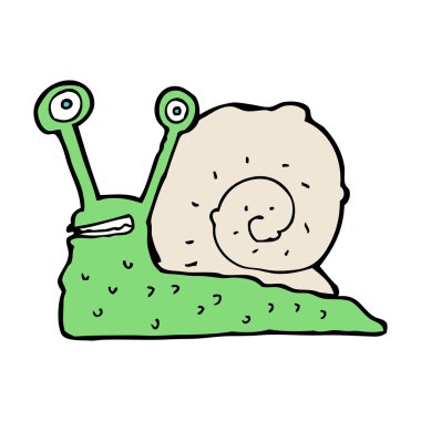 karikatür salyangoz