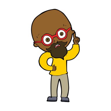 Çizgi film ihtiyarı. 