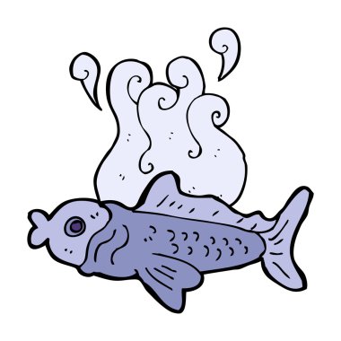 karikatür komik balık