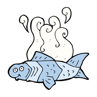 karikatür komik balık