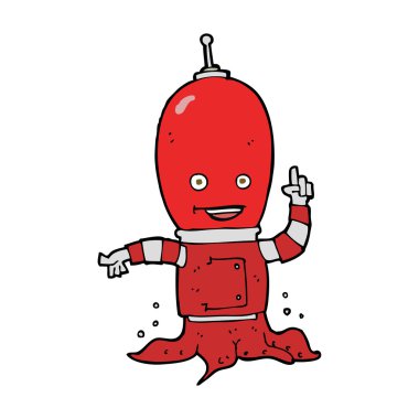 çizgi film uzaylı uzay adamı