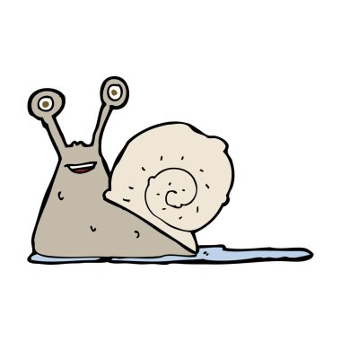 karikatür salyangoz