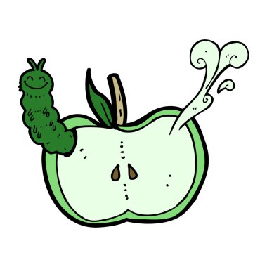 Böcekli çizgi film elması