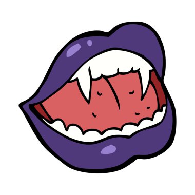 çizgi film vampire dudaklar