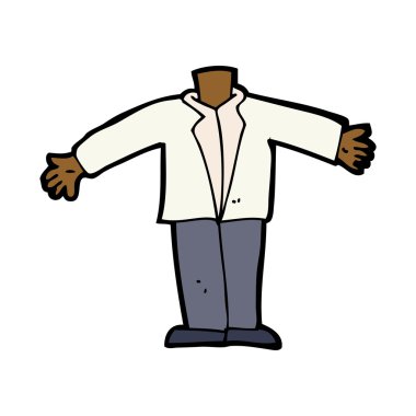 Cartoon kollarını sallayarak vücut (mix ve maç karikatür veya kendi phot Ekle