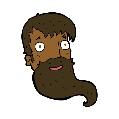 sakallı adam çizgi film