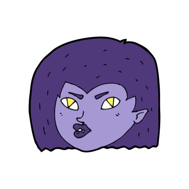 çizgi film vampire yüz