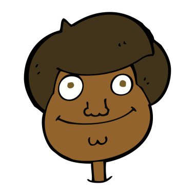 mutlu yüzünü cartoon