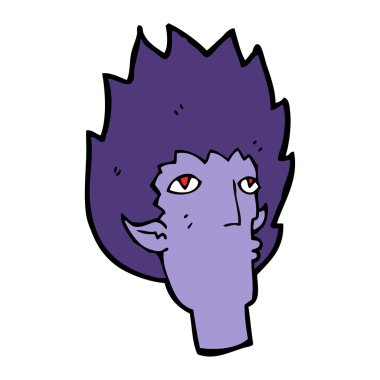 çizgi film vampire yüz