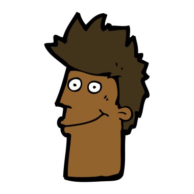 mutlu bir adam çizgi film