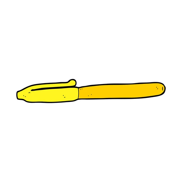 Cartoon pen — Stockvector