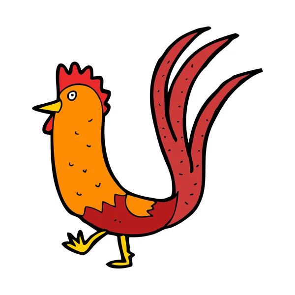 Cartoon cockerel — Stockvector