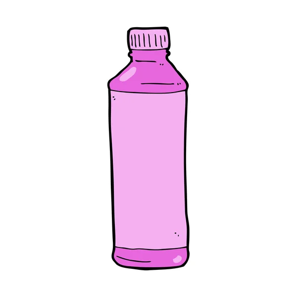 Kreslený růžové láhev — Stockový vektor