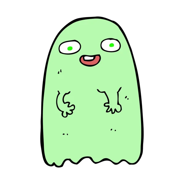 Grappige cartoon ghost — Stockvector