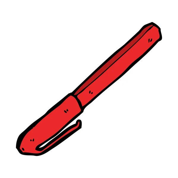 Cartoon pen — Stockvector