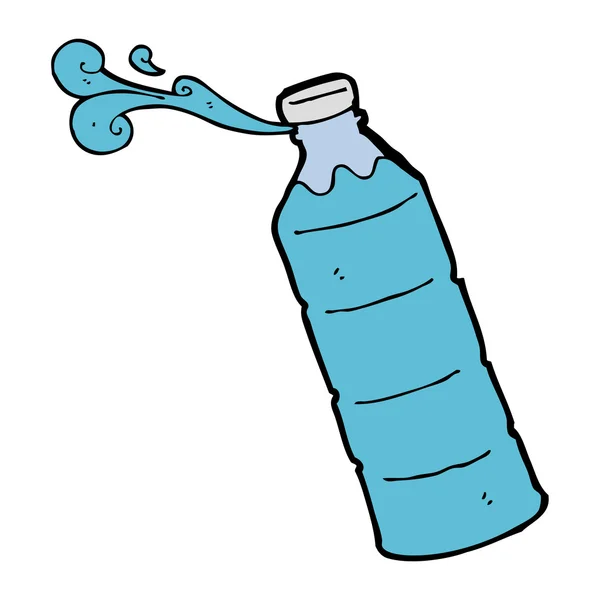 Cartoon sinaasappelsap fles — Stockvector