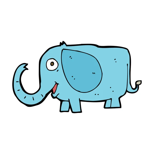 Elefante bebé de dibujos animados — Vector de stock