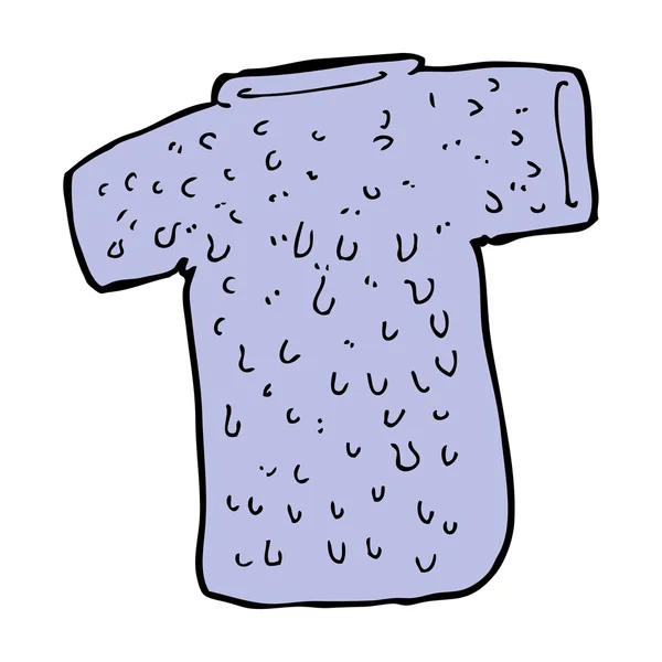 Vlněný tričko Cartoon — Stockový vektor
