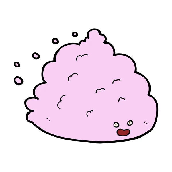 Cartoon cloud character — ストックベクタ