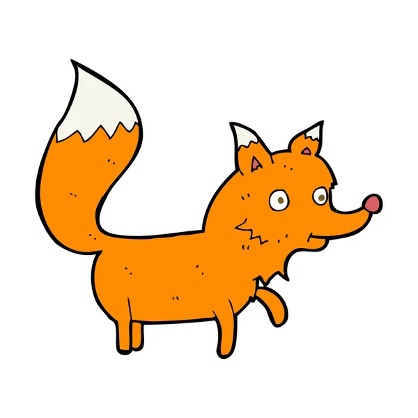 Cartoon fox cub — Stock vektor