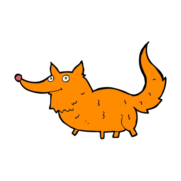 Pequeño perro de dibujos animados — Vector de stock