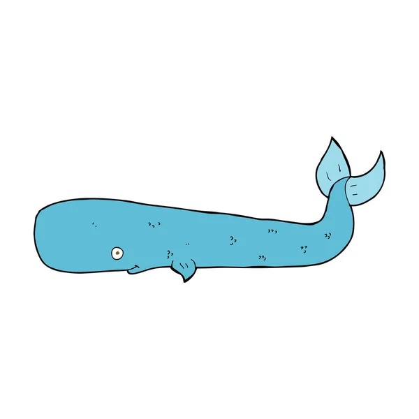 Baleine à dessin animé — Image vectorielle