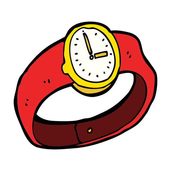 Montre de poignet dessin animé — Image vectorielle