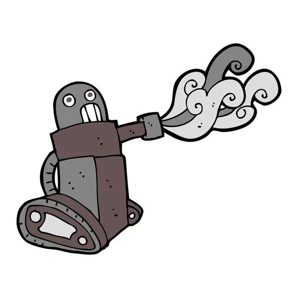 Robot tanque de dibujos animados — Archivo Imágenes Vectoriales