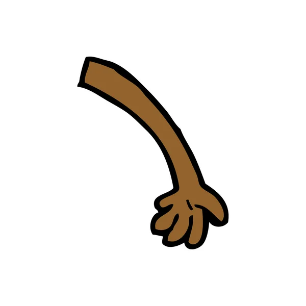 Cartoon arm — Stockvector