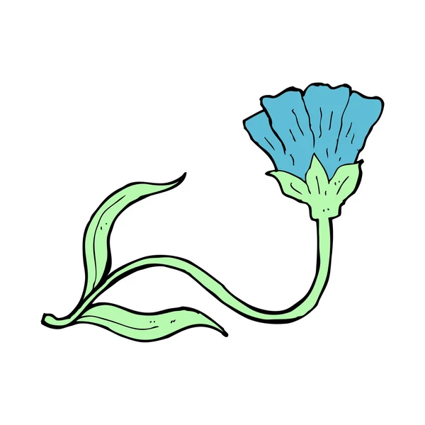 Kreslený květ — Stockový vektor
