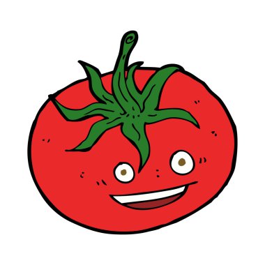karikatür domates
