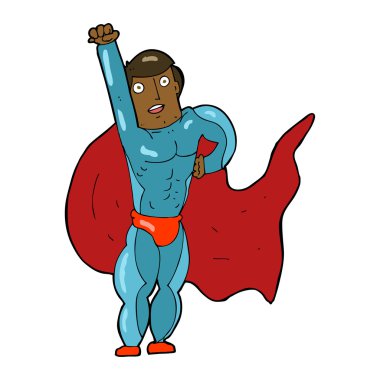 süper kahraman karikatür