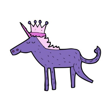 karikatür unicorn
