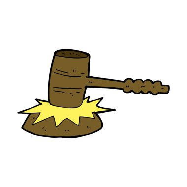 Tokmak vurarak cartoon