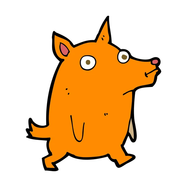 Desenho animado engraçado cachorrinho — Vetor de Stock