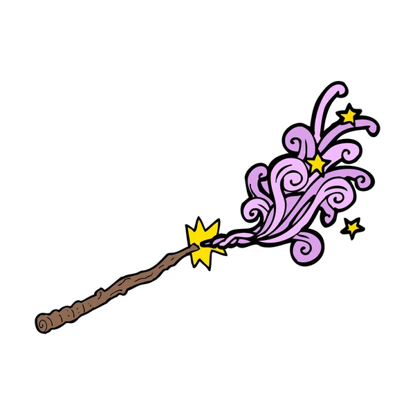 Cartoon magic wand — Stock Vector