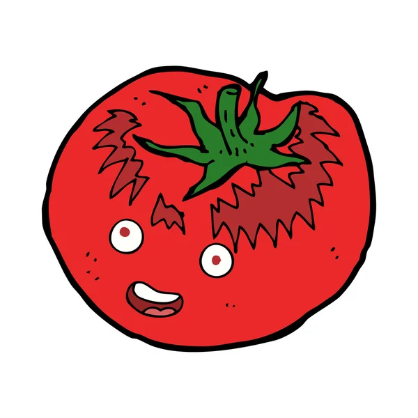 Tomate de desenhos animados — Vetor de Stock