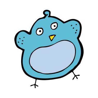 çizgi film şişman kuş