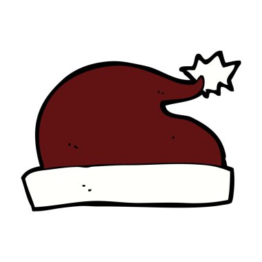 Noel Baba şapkası cartoon