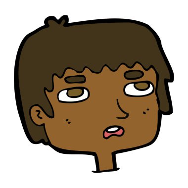 çizgi film mutsuz yüz