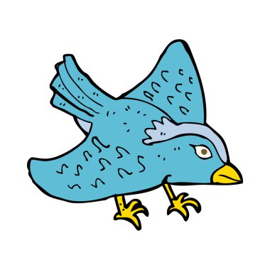 karikatür Bahçe kuş